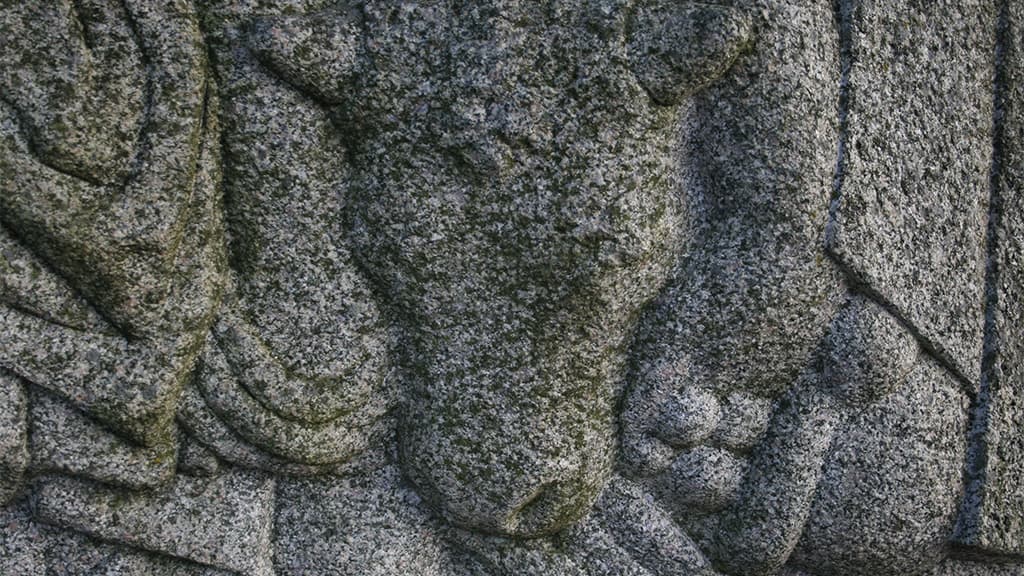 Ochsenweg-skulptur in Bække